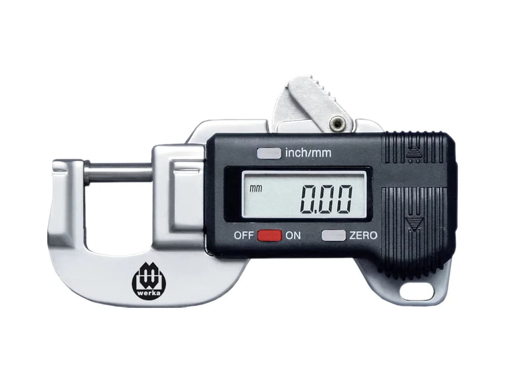 Werka Digital Thickness Gauge 0-12 x 0.01 mm W214-8777