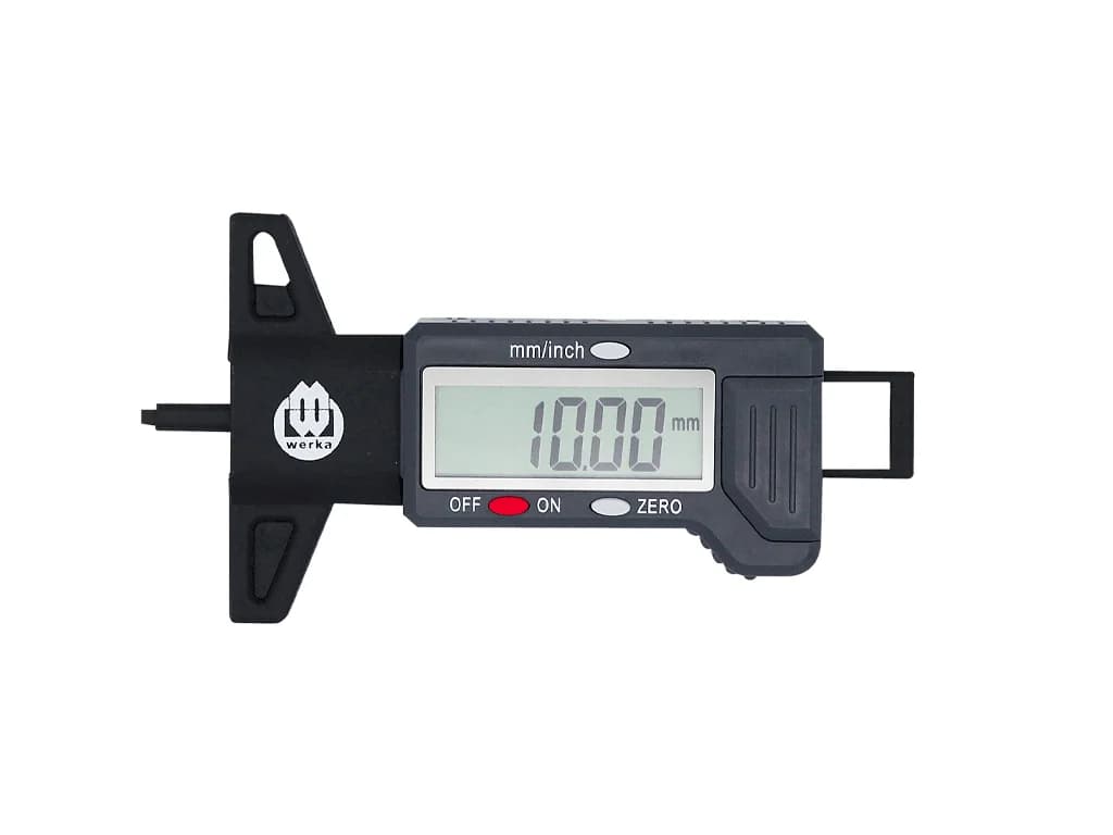Werka Digital Tyre Tread Depth Gauge 25 x 0.01 mm W211-8937