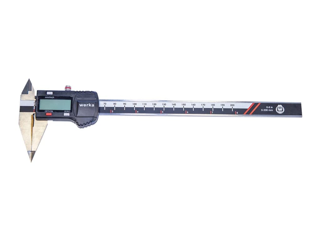 Werka Digital Point Jaw Caliper 200 x 0.01 mm W2252-200