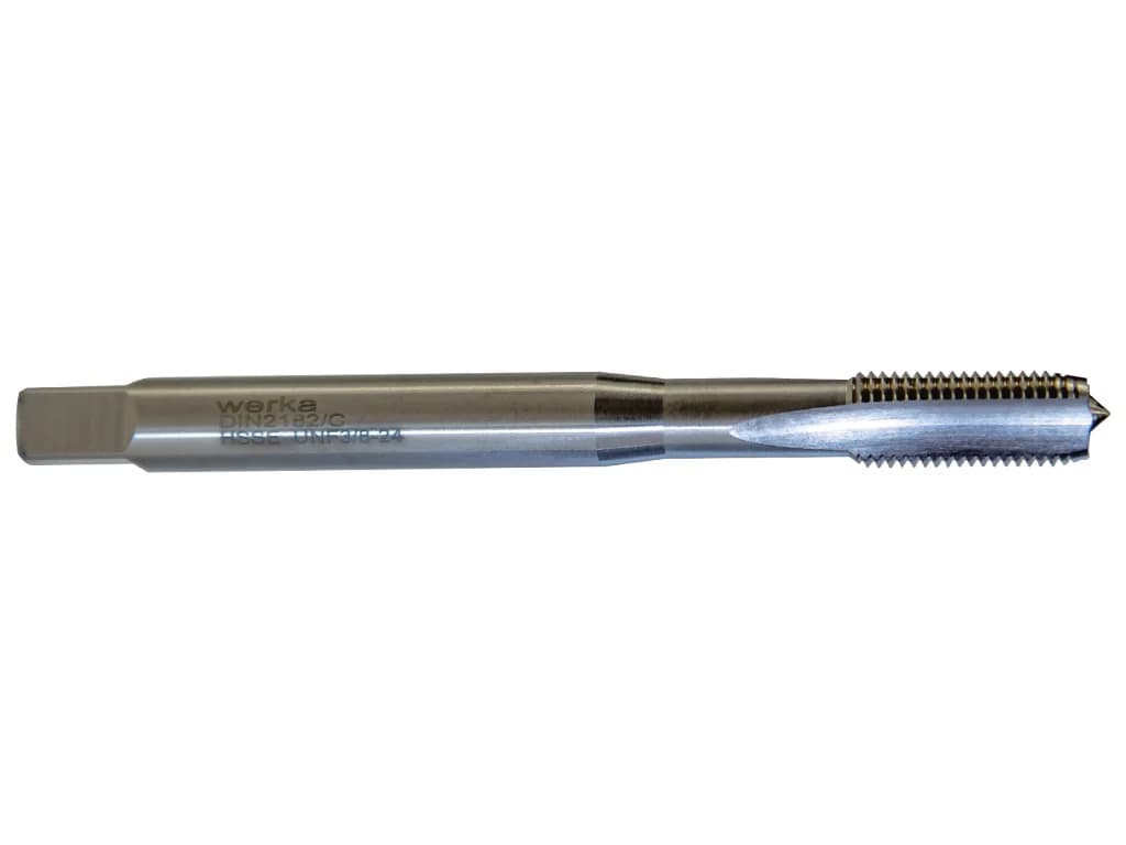 Werka DIN2182/C HSS-E Straight Flute Machine Taps (Reinforced Shank), UNF