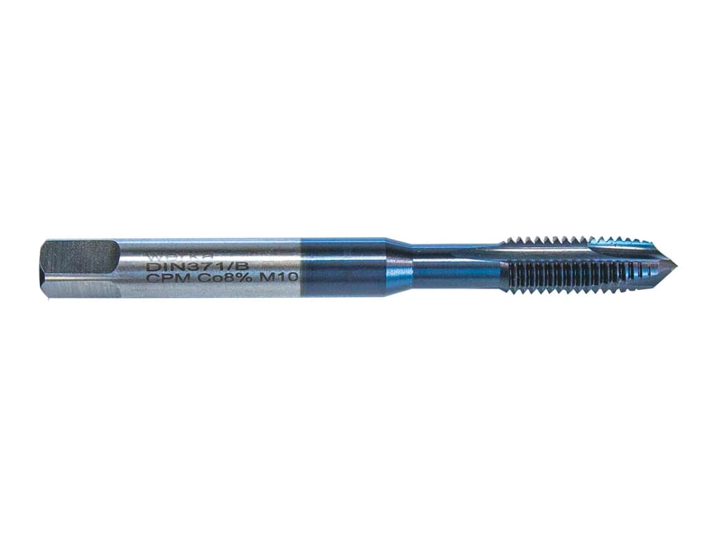 Werka DIN371/B-376/B HSSE-TiCN Dry Cutting Straight Flute Machine Tap (Metric)
