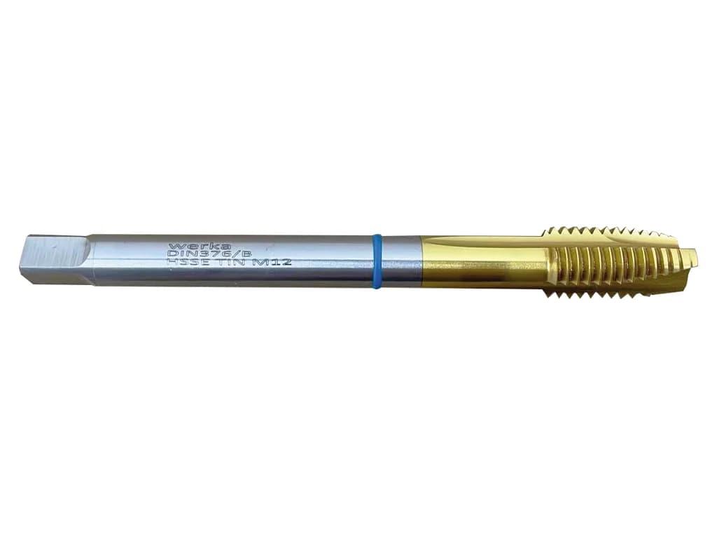 Werka DIN371/B-376/B HSSE-TiN 5% Co High Performance Straight Flute Machine Tap