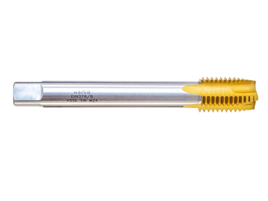 Werka DIN376/B HSSE-TiN Straight Flute Machine Tap