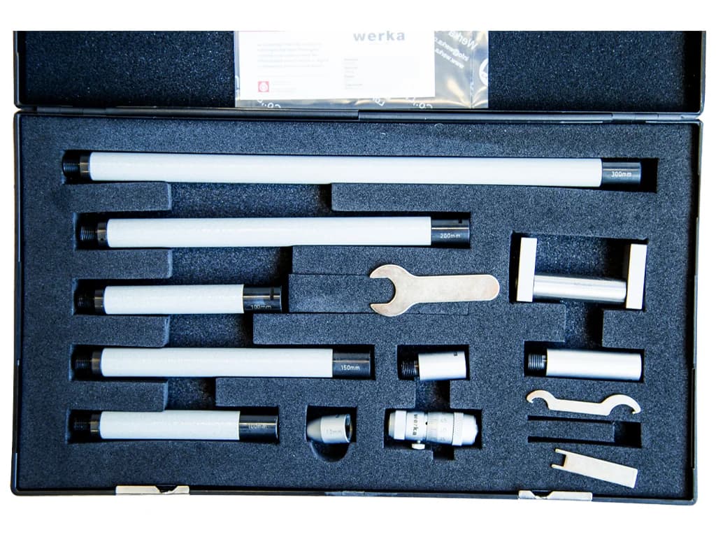 Werka Inside Micrometer Set 50-1000 x 0.01 mm W3110-1000