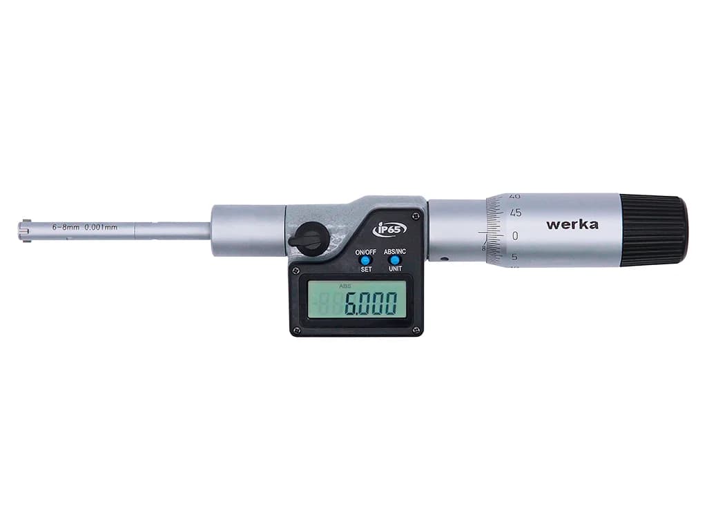 Werka IP65 Three-Point Internal Micrometers