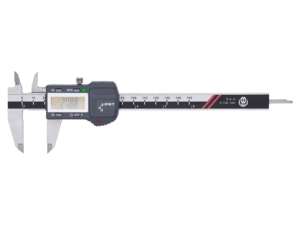 Werka IP67 Digital Calipers with Tolerance Setting