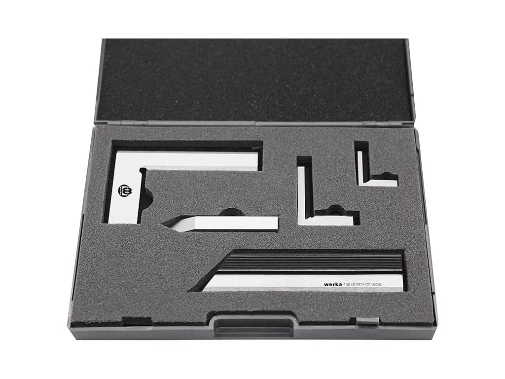 Werka Knife-Edge Square and Straight Edge Set 5 Pieces W240-1341