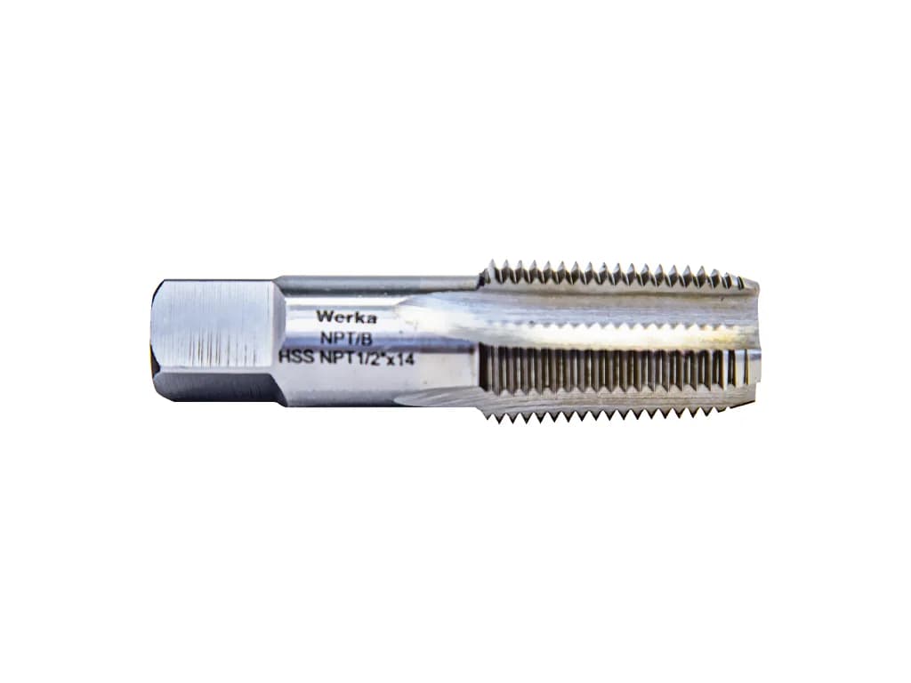 Werka NPT 1:16 Form B HSS Straight Flute Taper Pipe Tap
