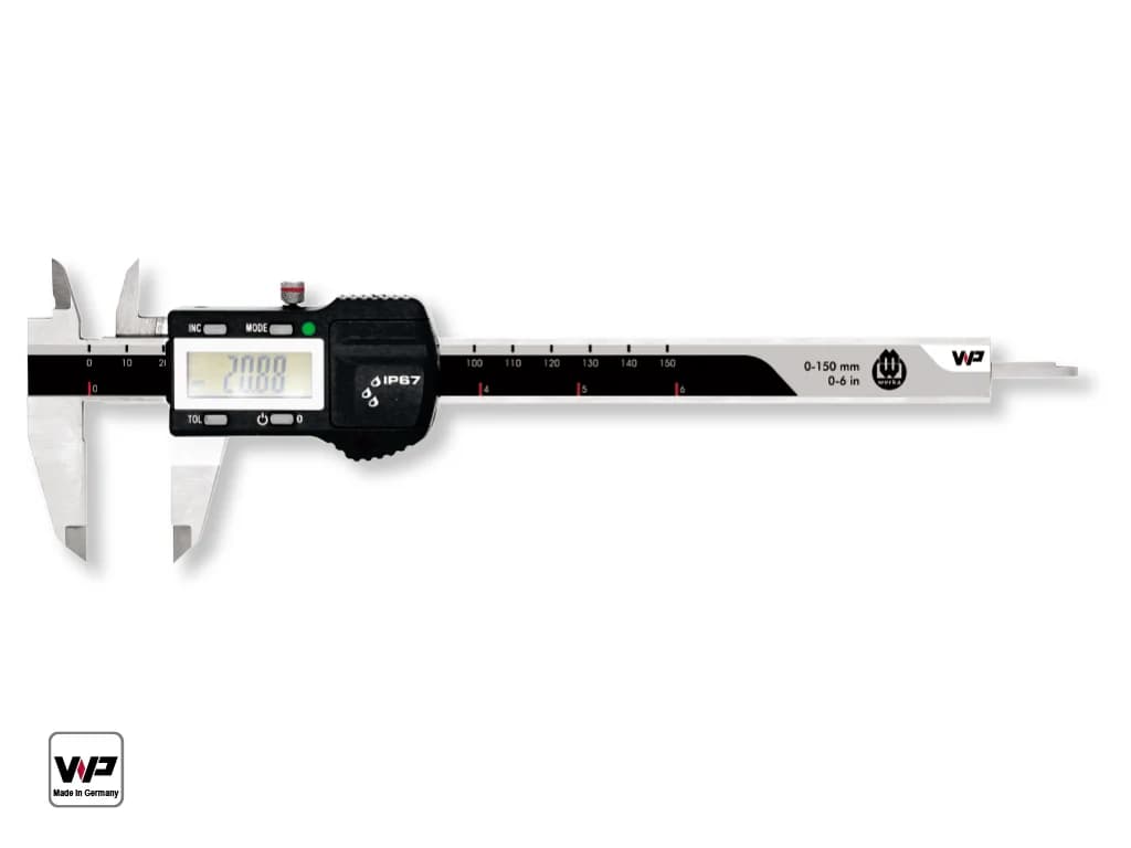 Werka WPro IP67 Waterproof Digital Calipers with Tolerance Setting 0.01 mm